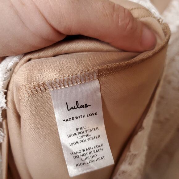 LULUS Lacey Bride Bridal All Of My Heart Balletcore Babydoll Mini Dress - Picture 10 of 10